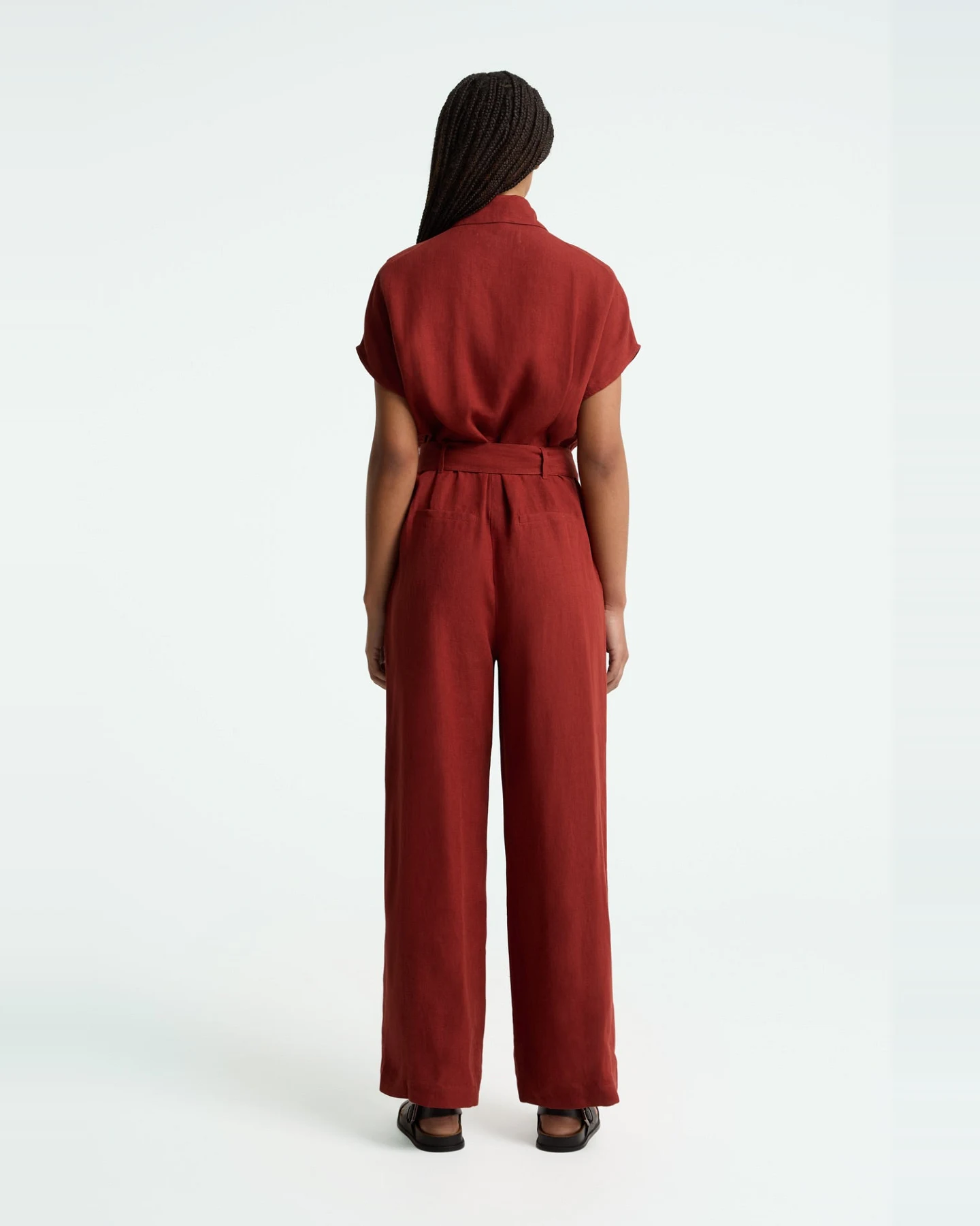 Kings of Indigo Damen vegan Jumpsuit Margaret Gebranntes Henna – Ansicht 2