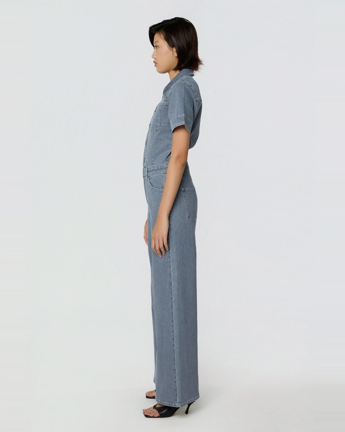 Dawn Damen vegan Overall Twitter Schiefergrau – Ansicht 2