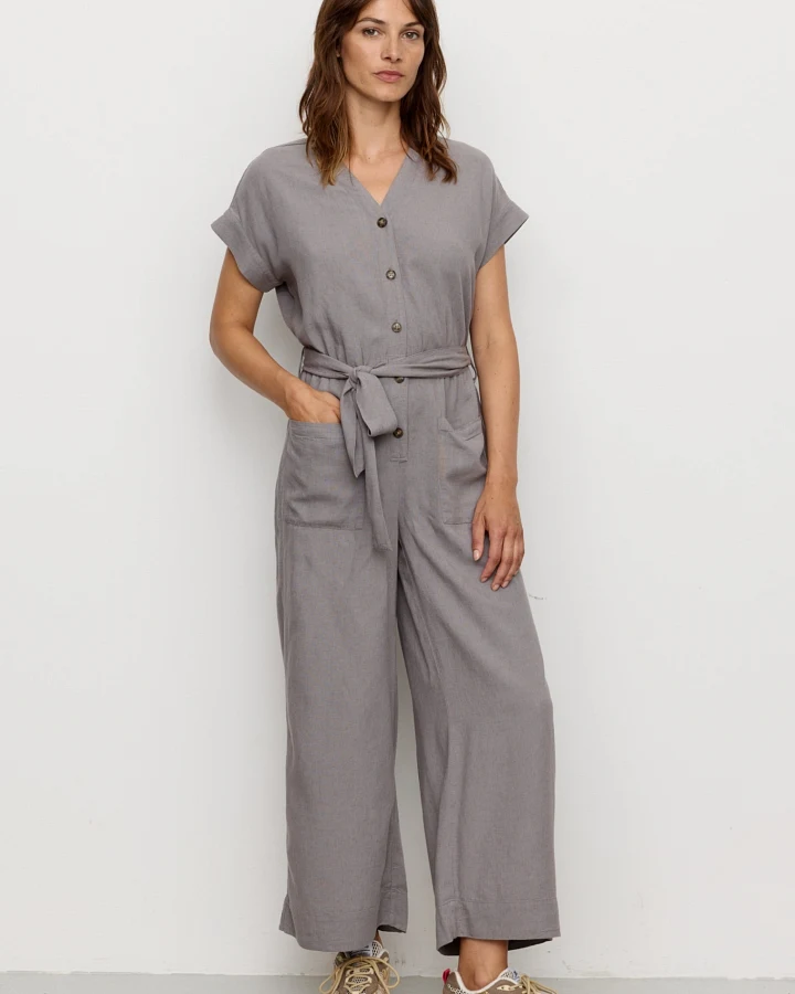 Recolution Damen vegan Jumpsuit Dianella Greige