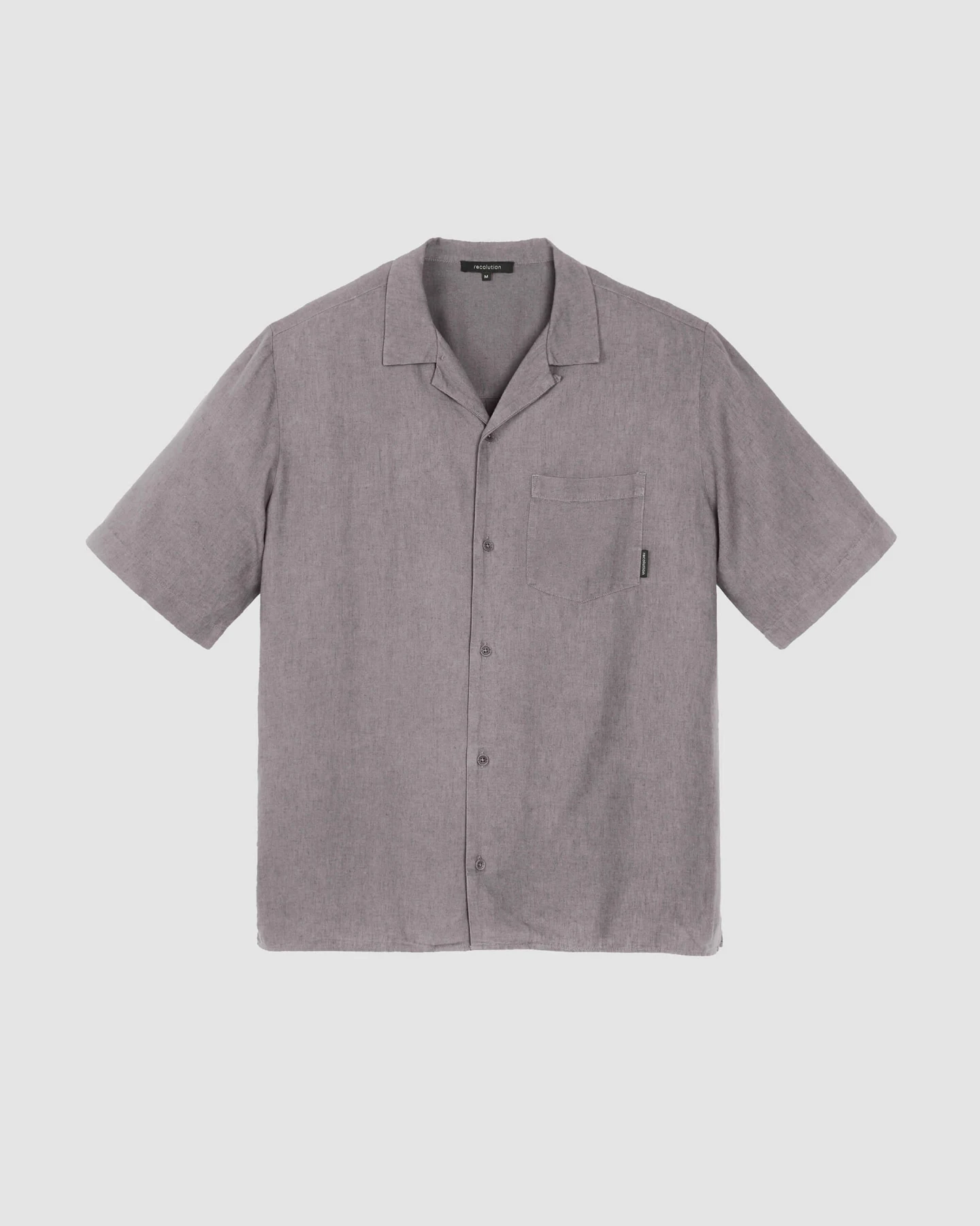 Recolution Herren vegan Shirt Cactus Greige – Ansicht 2