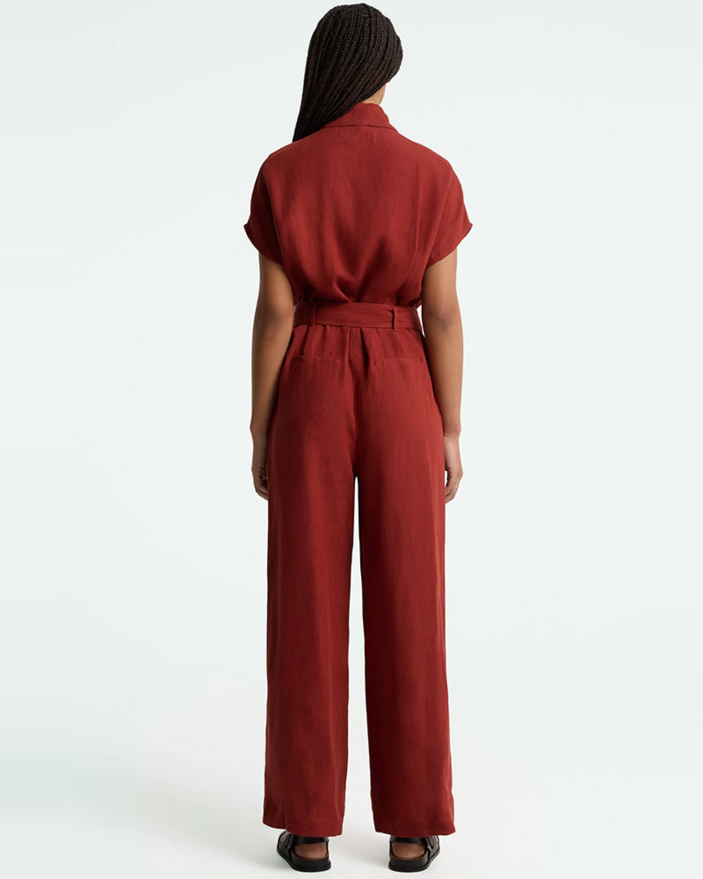 Kings of Indigo Damen vegan Jumpsuit Margaret Gebranntes Henna – Ansicht 2