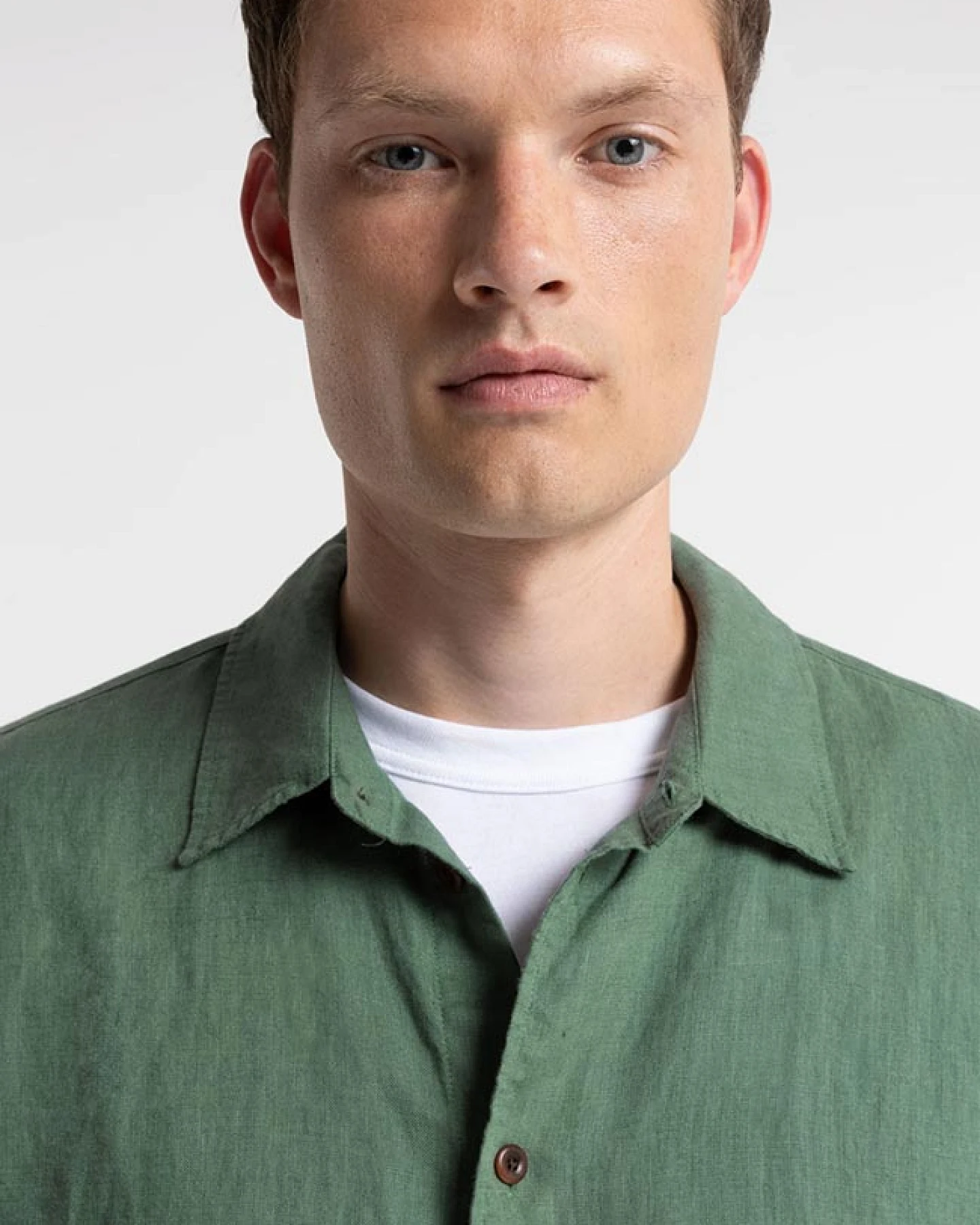 Kings of Indigo Herren vegan Hemd Namlot Grün – Ansicht 2
