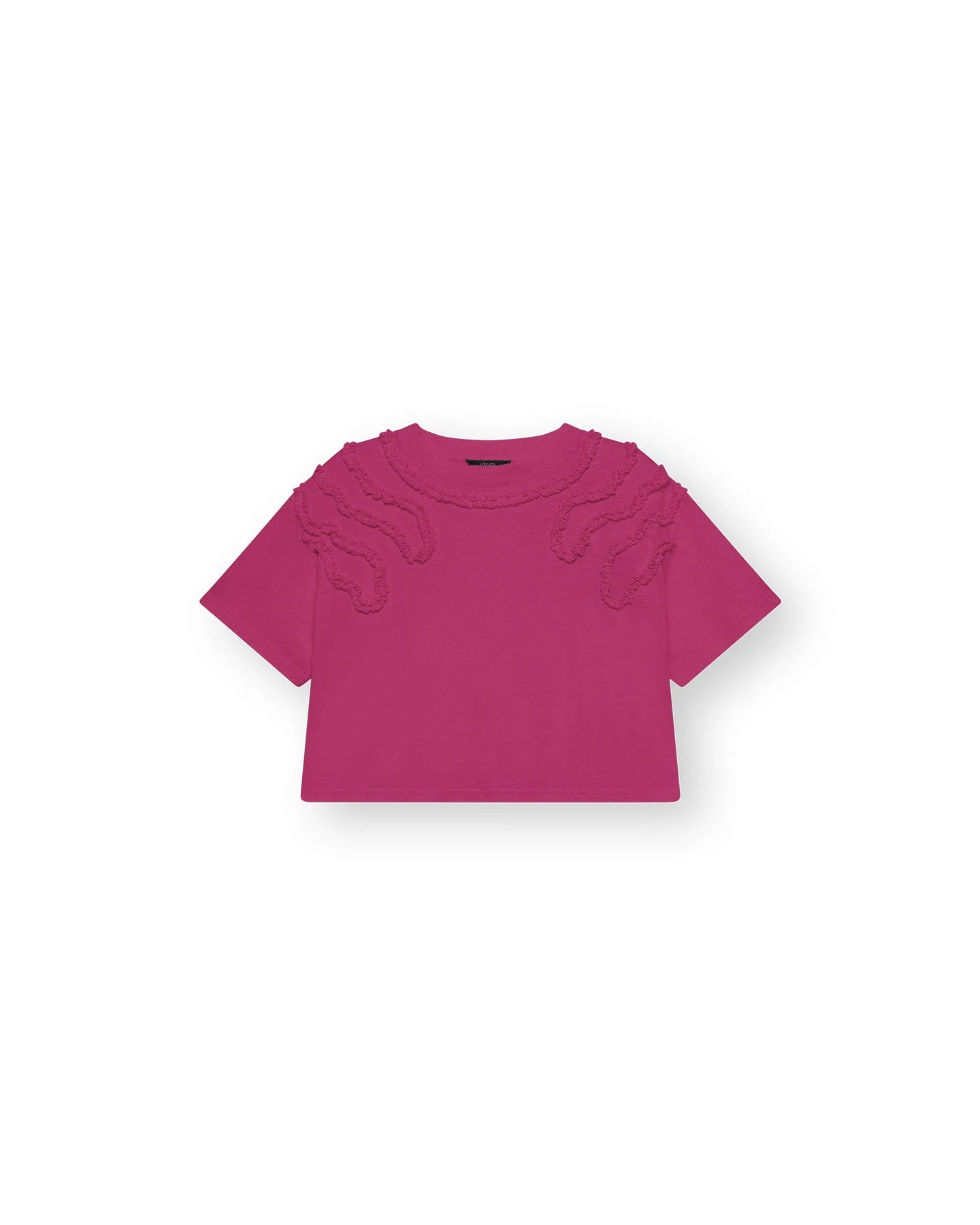 LOVJOI Damen vegan T-Shirt Mexine Fuchsia – Ansicht 2