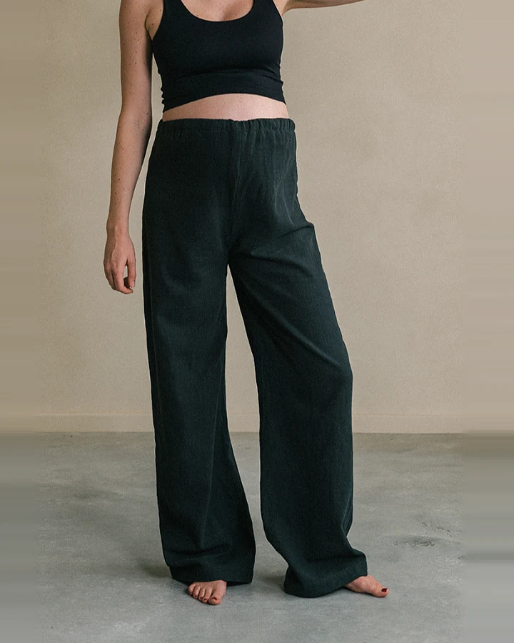 The View Yoga Damen vegan Hose Teya Maternity Schwarz