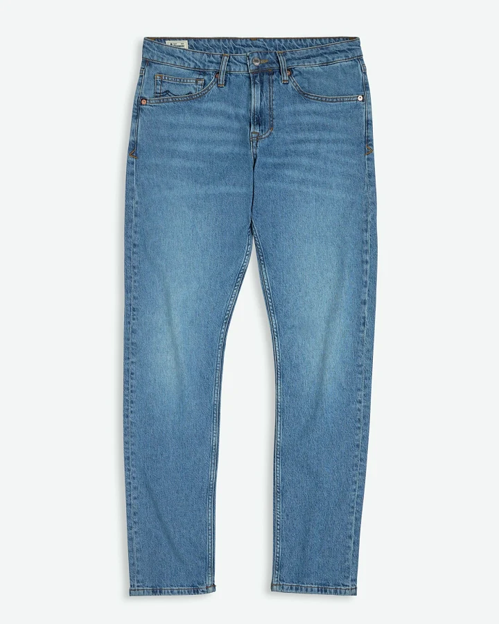 Kings of Indigo Herren vegan Jeans Charles Toviel Mid Marble