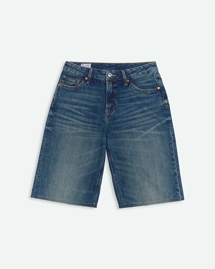 Kings of Indigo Damen vegan Shorts Joan Jort Jim Phoenix Blue Dirt
