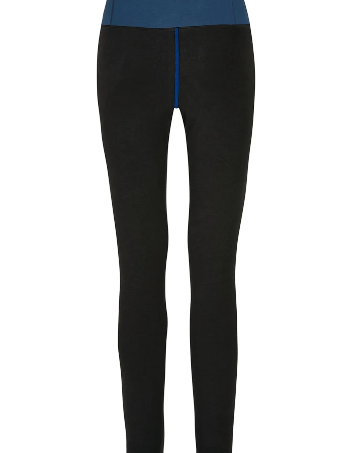 nice to meet me Damen vegan Leggings Essential Color Block Blau