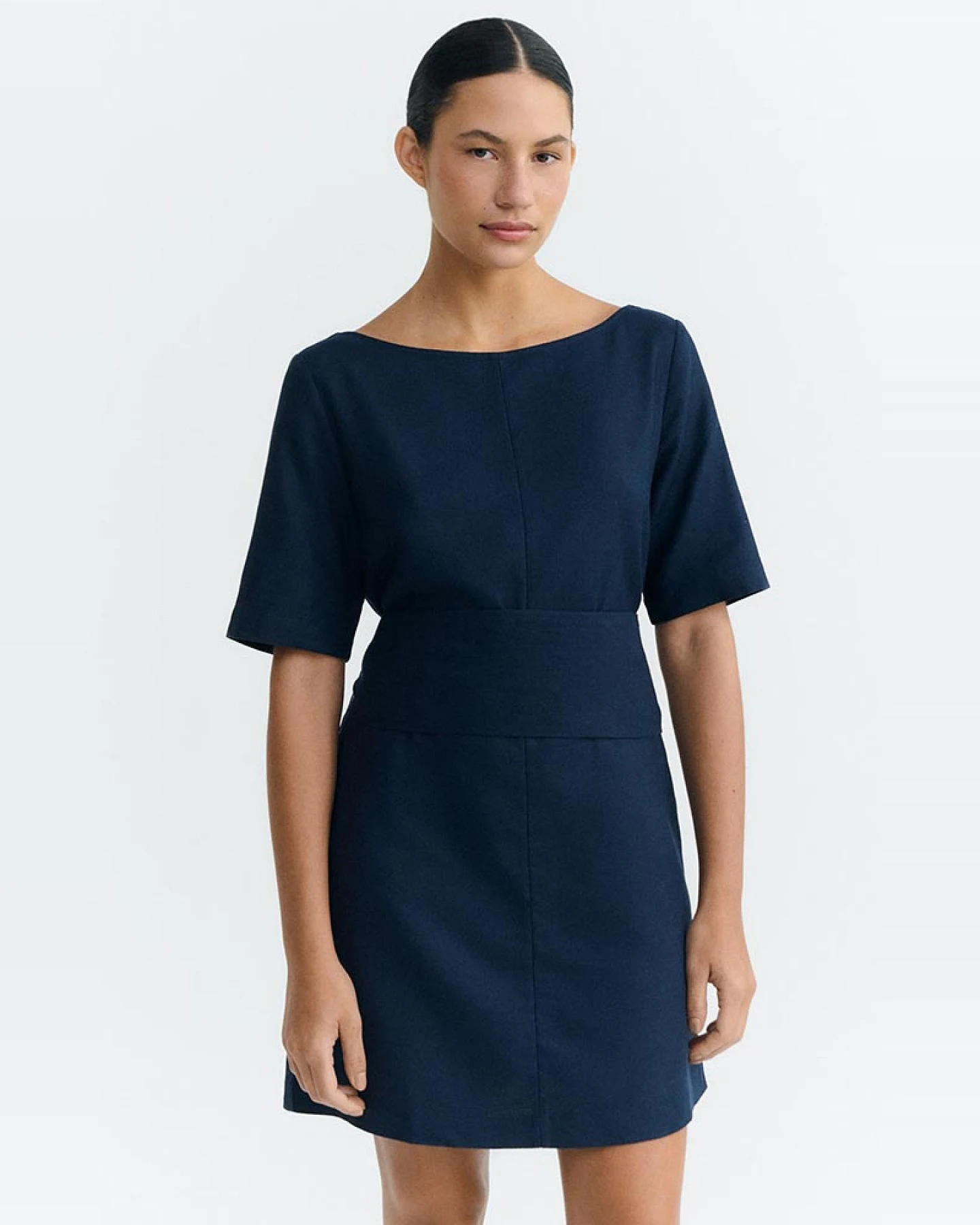 Thinking MU Damen vegan Kleid Kieran Blue – Ansicht 2