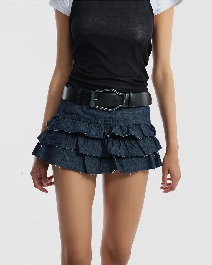 Prev Damen vegan Gürtel Karel Maxi Schwarz