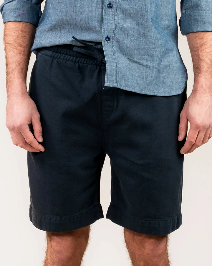 Kuyichi Herren vegan Shorts Tom Mitternachtsblau