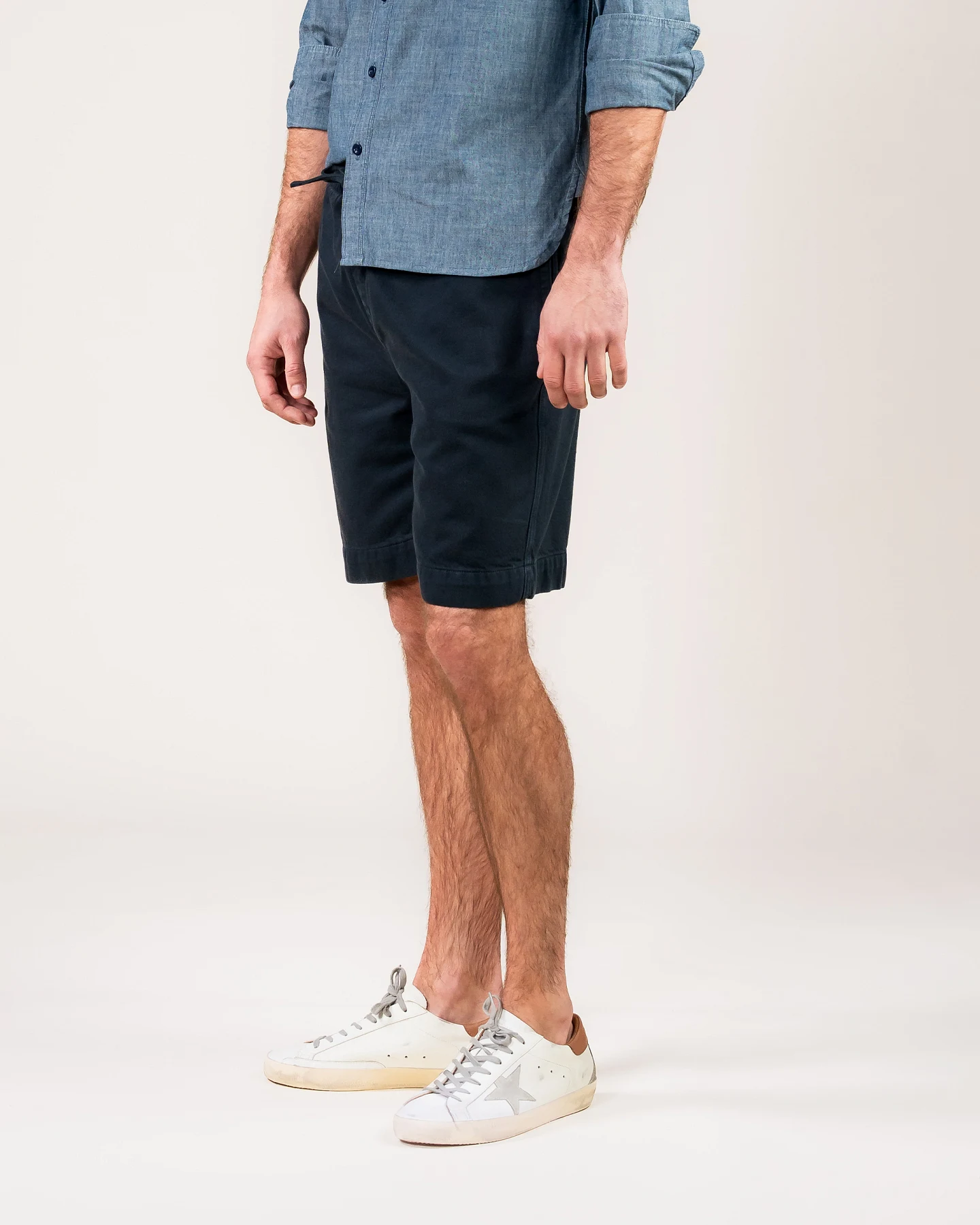 Kuyichi Herren vegan Shorts Tom Mitternachtsblau – Ansicht 2