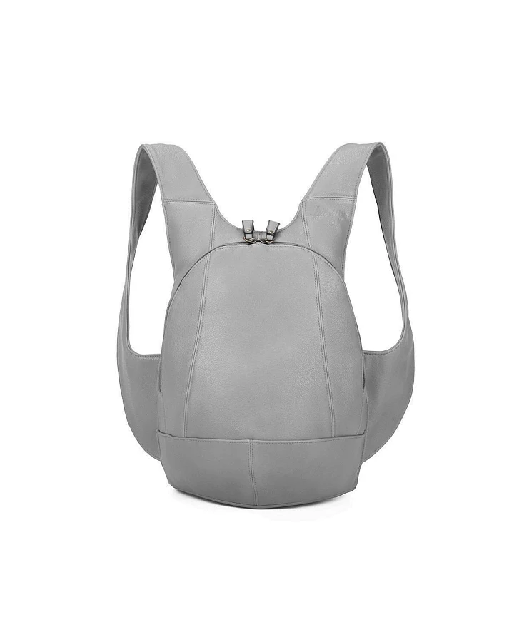 Arsayo Herren vegan Rucksack Die Original Maus Grau