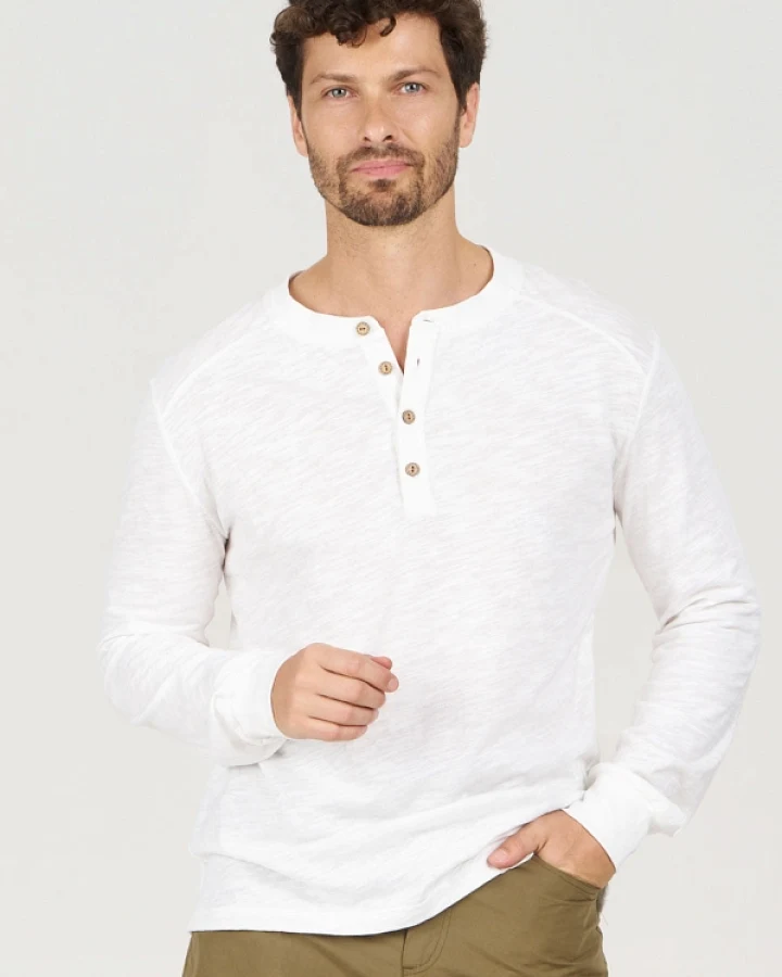 KOMODO Herren vegan Oberteil Arlo White