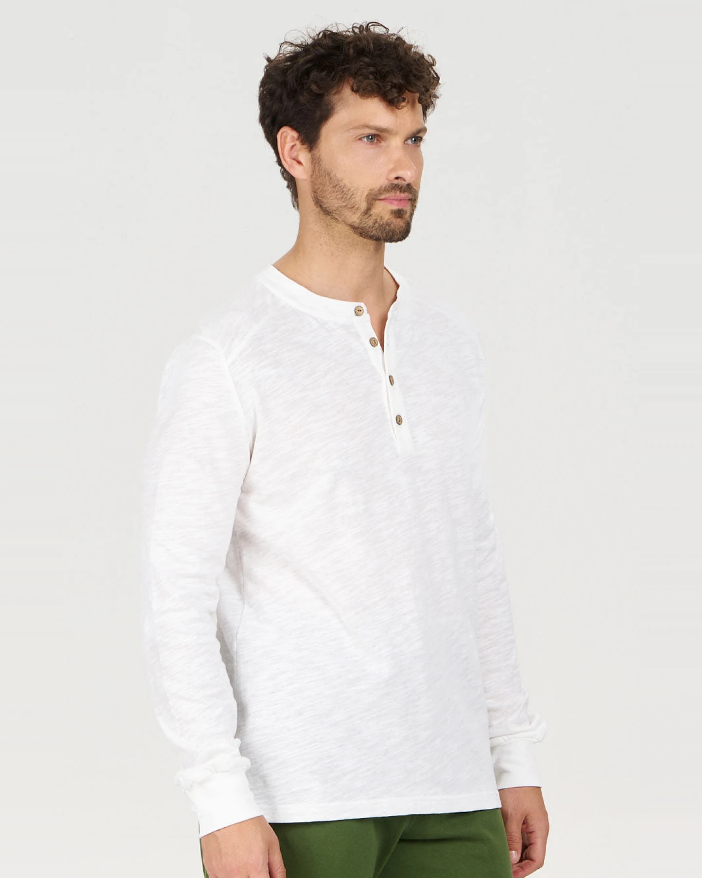 KOMODO Herren vegan Oberteil Arlo White – Ansicht 2