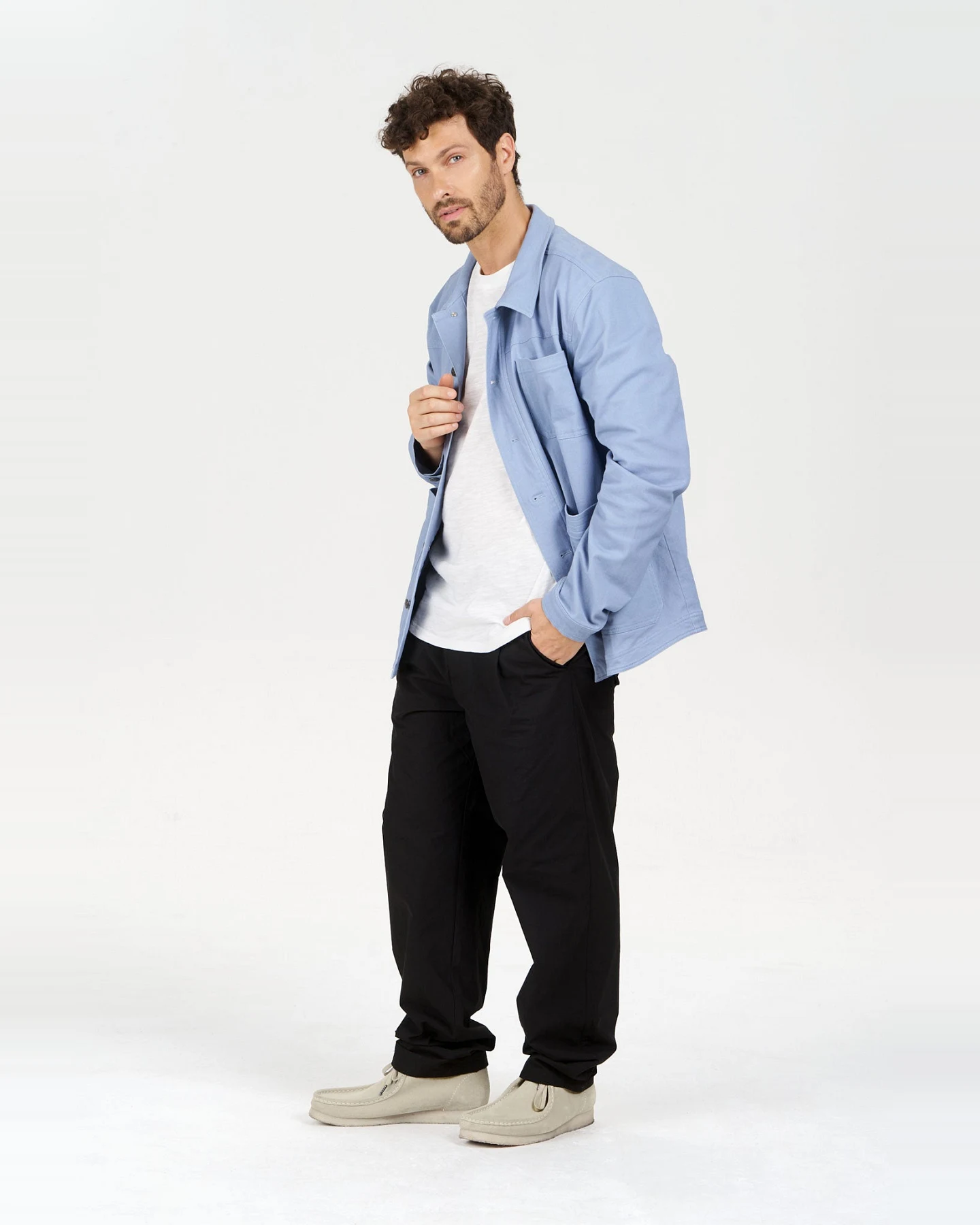 KOMODO Herren vegan Jacke Christophe Blau – Ansicht 2