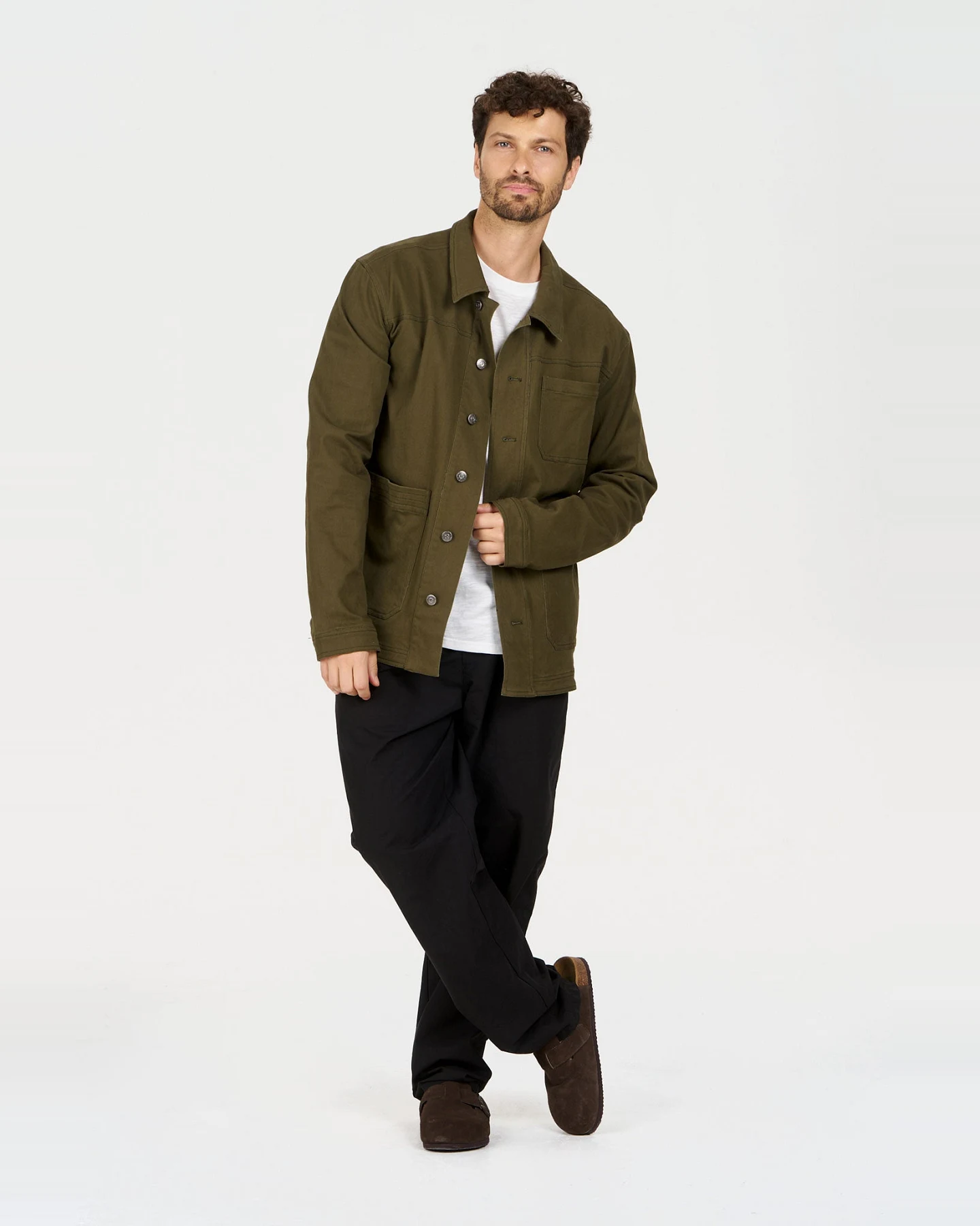 KOMODO Herren vegan Jacke Christophe Green – Ansicht 2