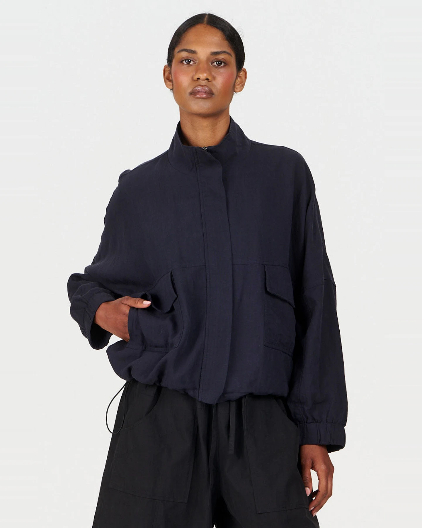 KOMODO Damen vegan Jacke Koko Navy – Ansicht 2