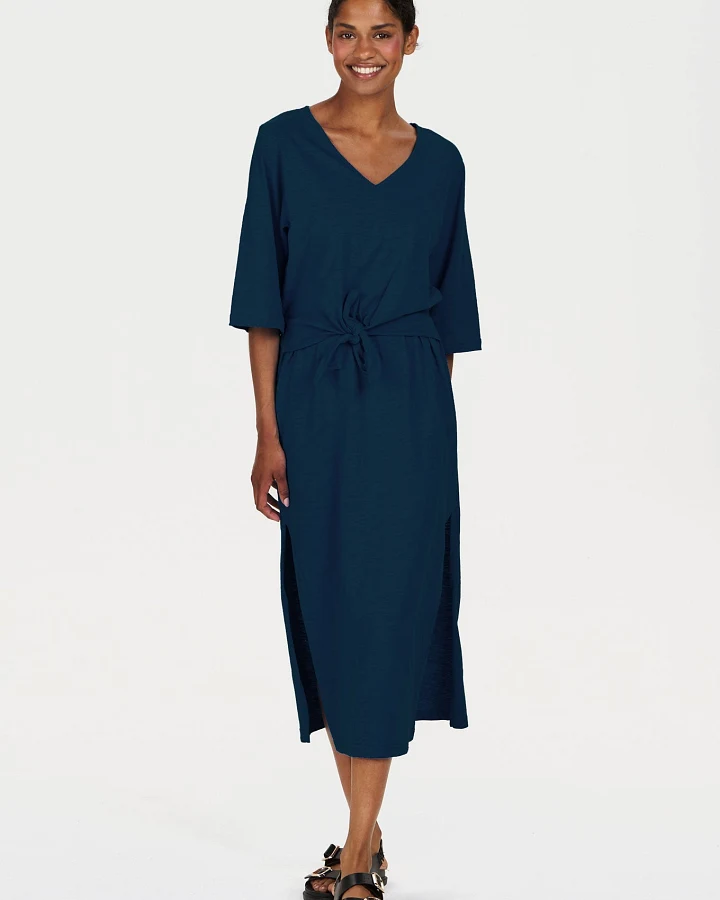 KOMODO Damen vegan Kleid Hallie Navy