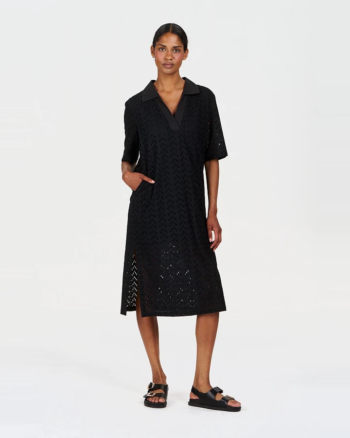 KOMODO Damen vegan Kleid Delilah Schwarz
