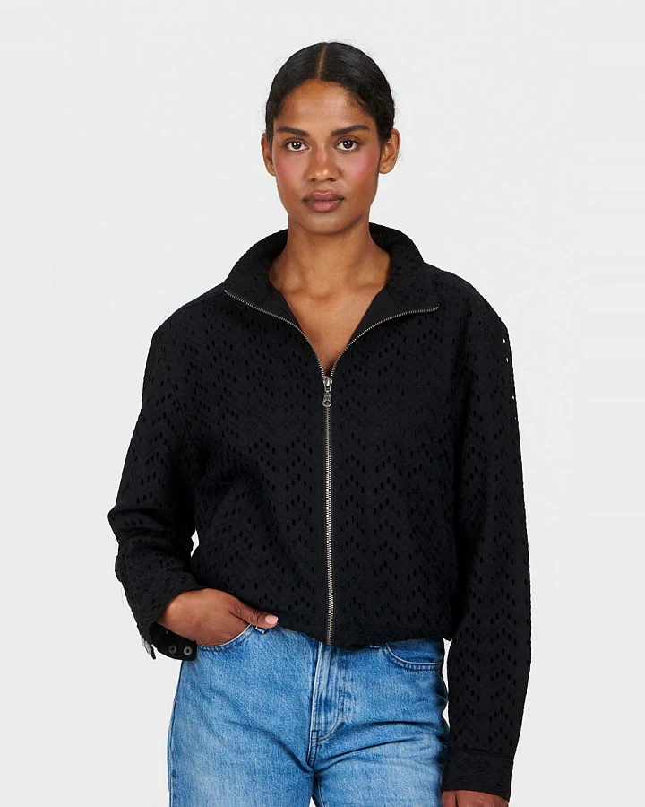 KOMODO Damen vegan Jacke Lotus Schwarz
