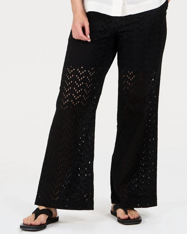 KOMODO Damen vegan Hose Khari Schwarz