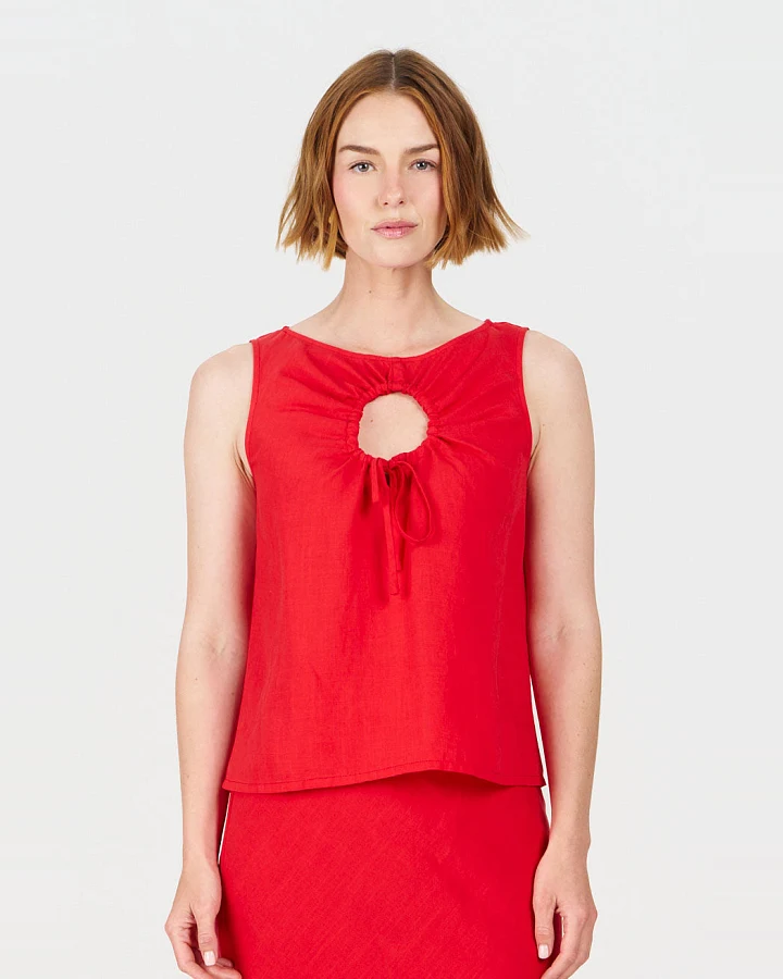 KOMODO Damen vegan Top Zizi Koralle