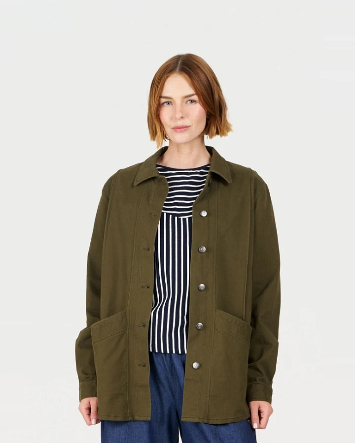 KOMODO Damen vegan Jacke Chore Khaki