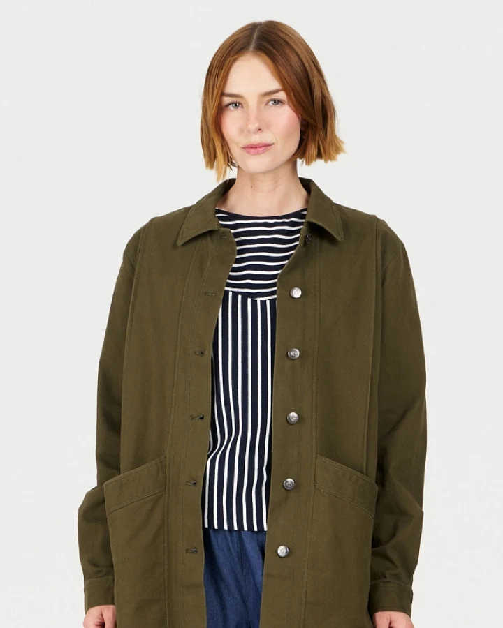 KOMODO Damen vegan Jacke Chore Khaki