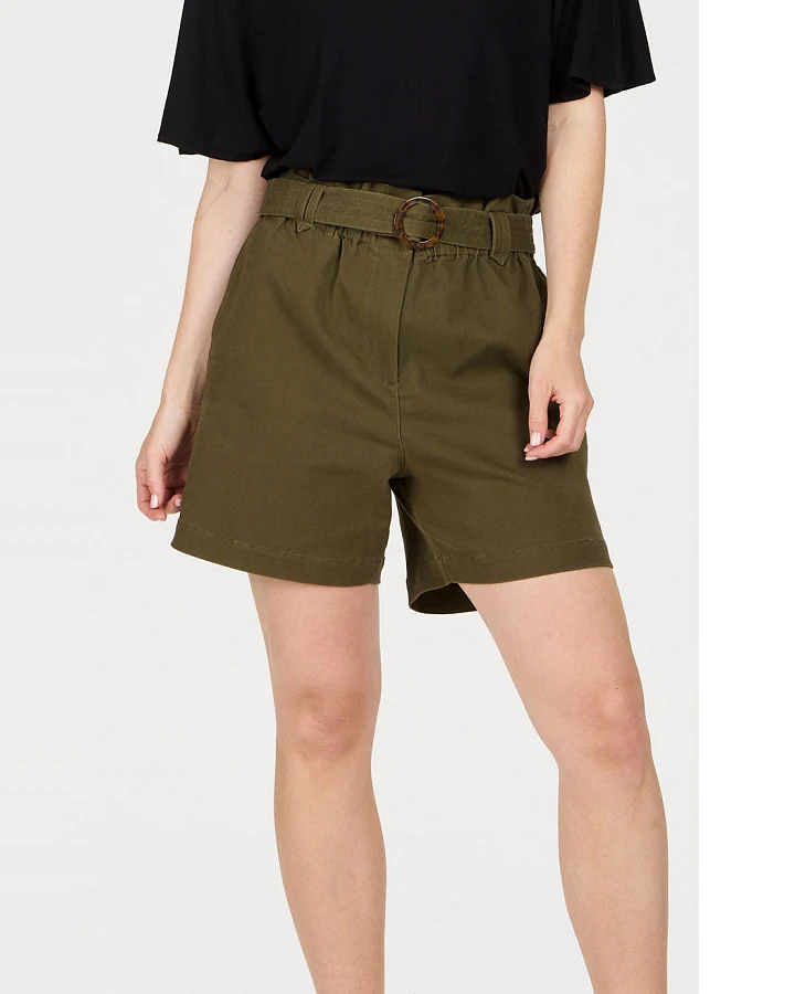 KOMODO Damen vegan Shorts Amelia Khaki