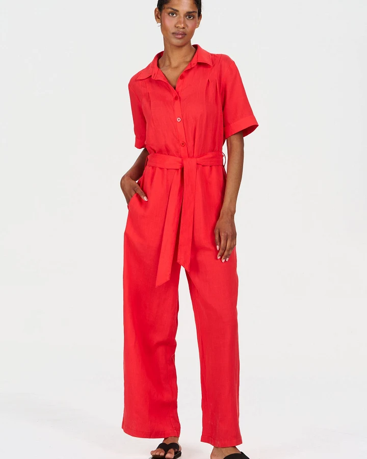 KOMODO Damen vegan Jumpsuit Amarie Koralle