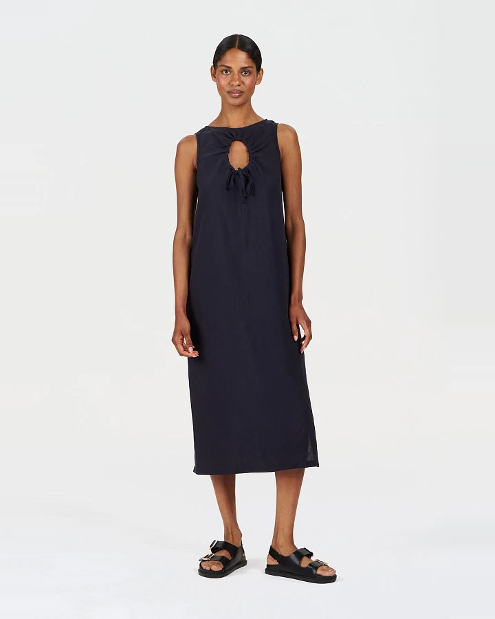 KOMODO Damen vegan Kleid Shanti Navy
