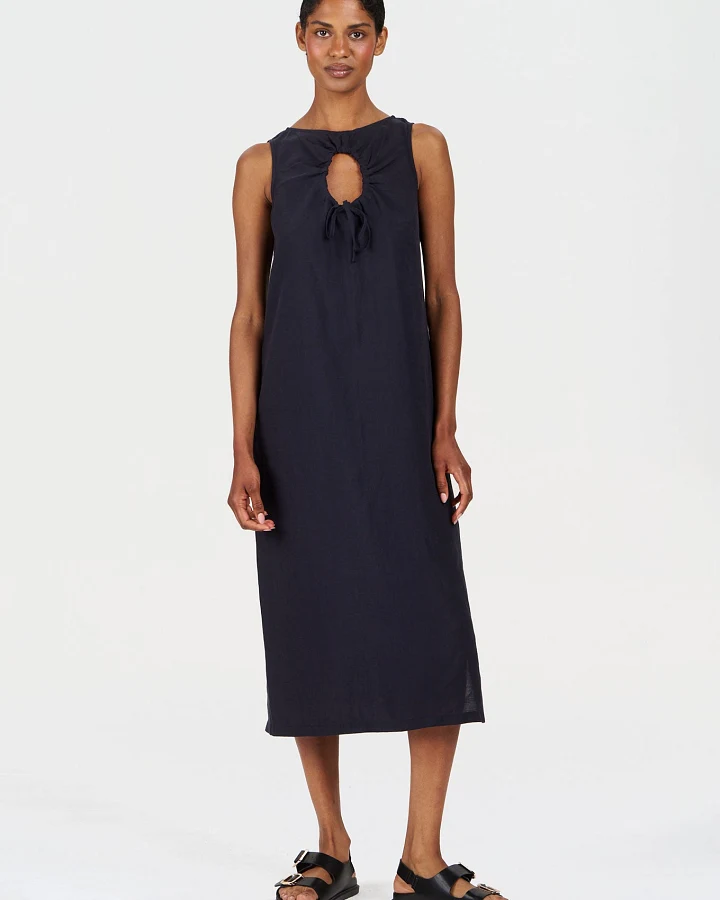 KOMODO Damen vegan Kleid Shanti Navy