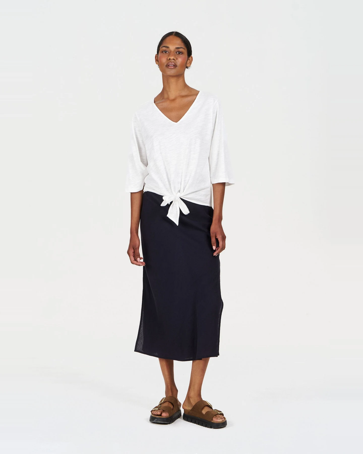 KOMODO Damen vegan Oberteil Lyra White – Ansicht 2