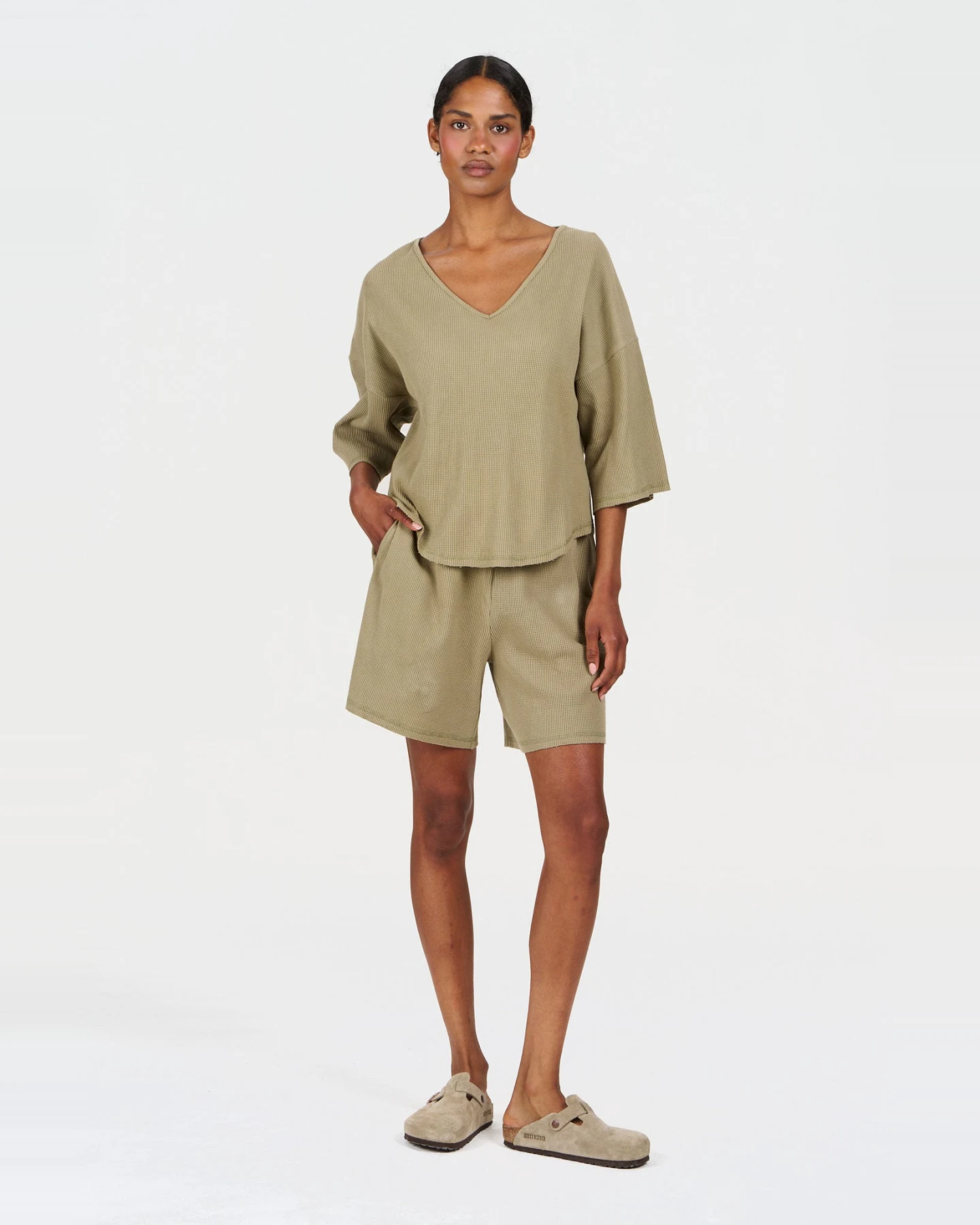KOMODO Damen vegan Top Ida Green – Ansicht 2