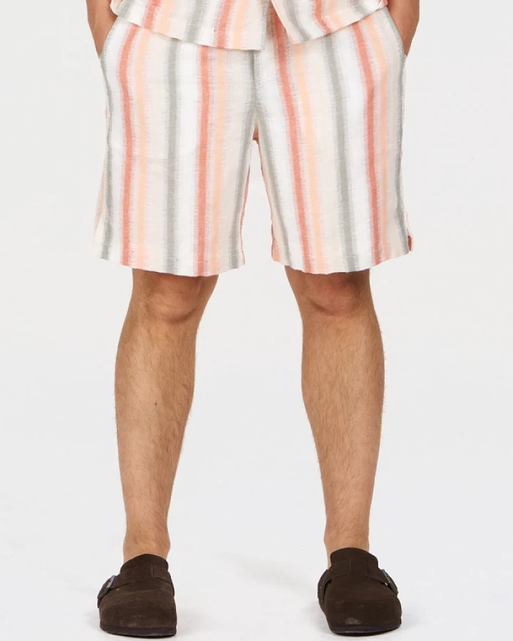 KOMODO Damen vegan Shorts Tom Stripe Multicolour