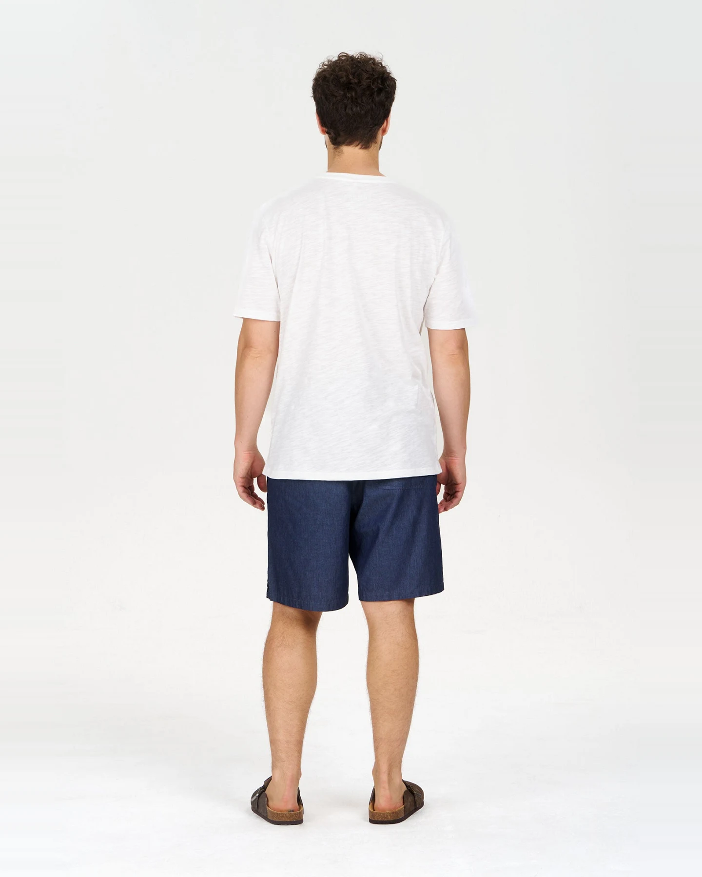 KOMODO Herren vegan Shorts Jerry Mid Wash Blau – Ansicht 2