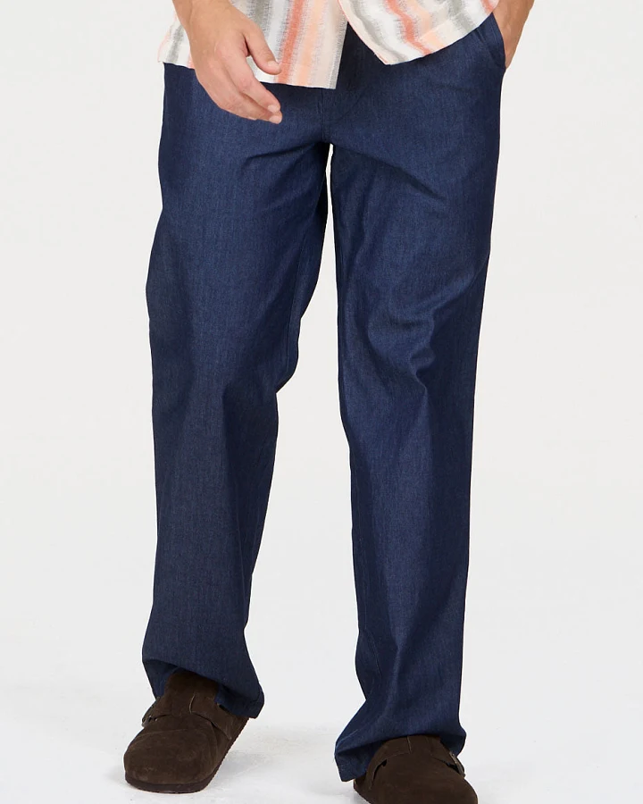 KOMODO Herren vegan Hose Joshua Mid Wash Blau