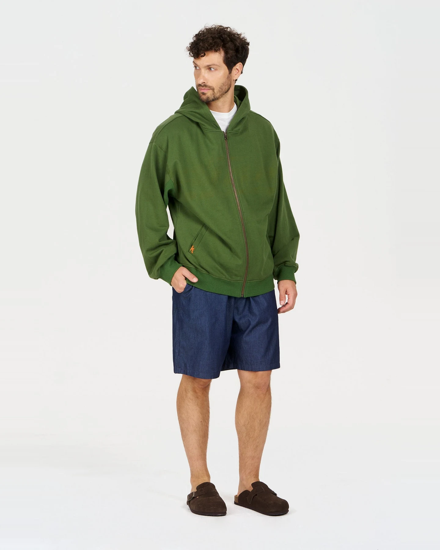 KOMODO Herren vegan Kapuzenpulli Luca Grün – Ansicht 2