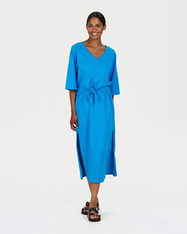 KOMODO Damen vegan Kleid Hallie Kobaltblau