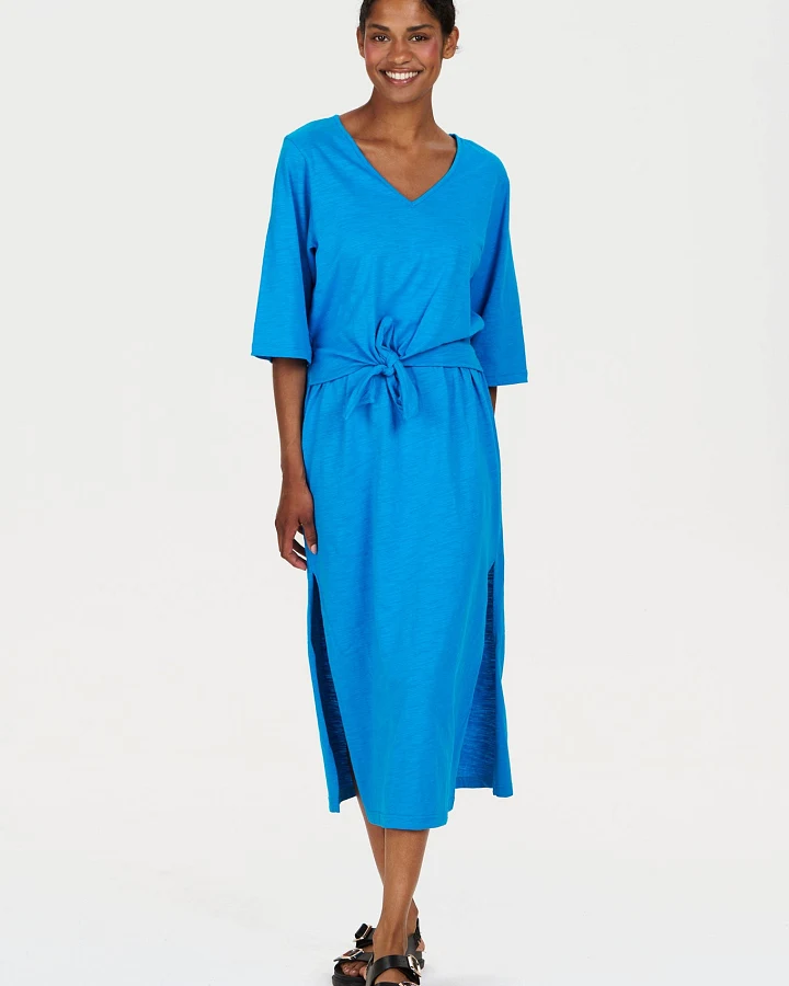 KOMODO Damen vegan Kleid Hallie Kobaltblau