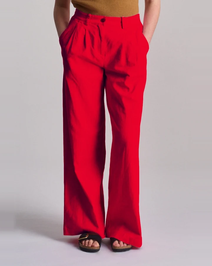KOMODO Damen vegan Hose Löwe Koralle