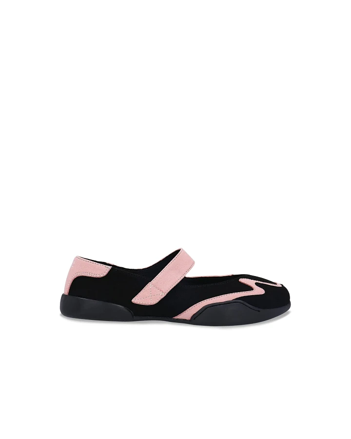 NAE Damen vegan Ballett Sneaker Nadia Rosa