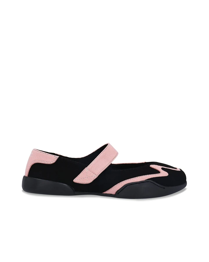 NAE Damen vegan Ballett Sneaker Nadia Rosa