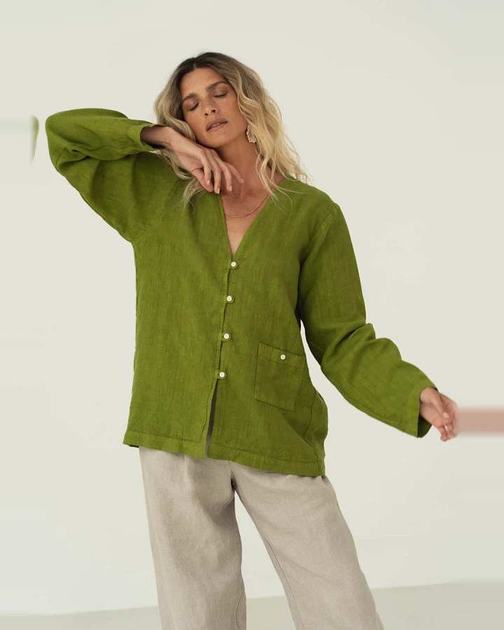 Näz Damen vegan Shirt Emilia Grün