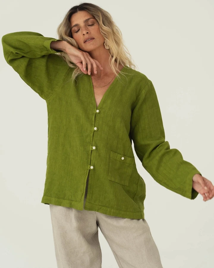 Näz Damen vegan Shirt Emilia Grün