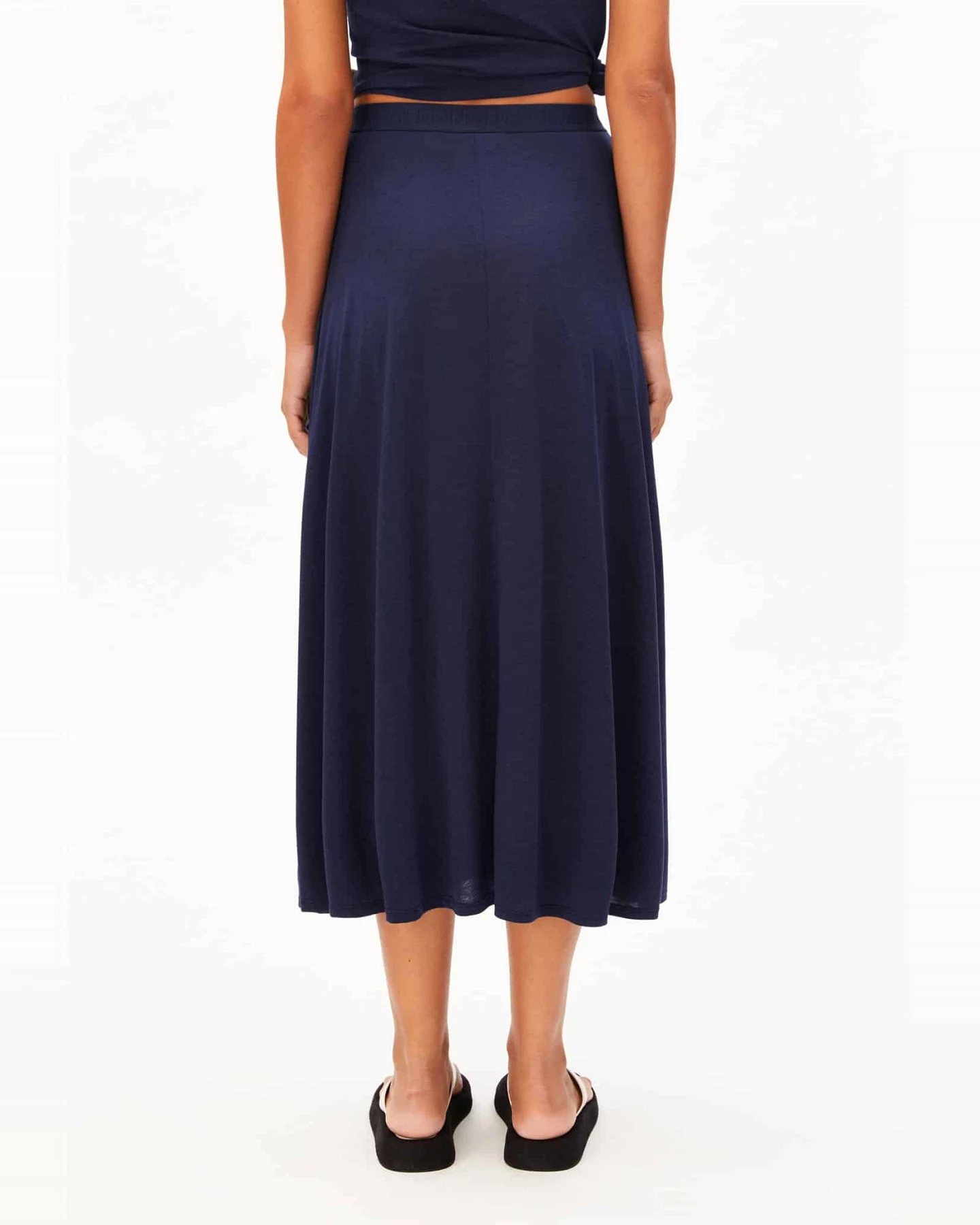 ARMEDANGELS Damen vegan Rock Ileniaa Laraa Dunkelblau – Ansicht 2