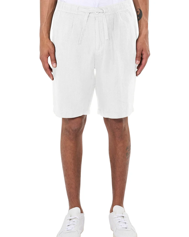 KnowledgeCotton Apparel Herren vegan Shorts Locker Hellweiß