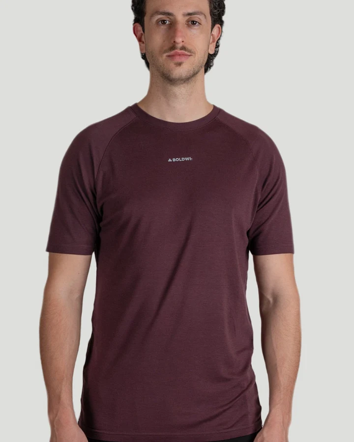 Boldwill Herren vegan T-Shirt Mahagonirot
