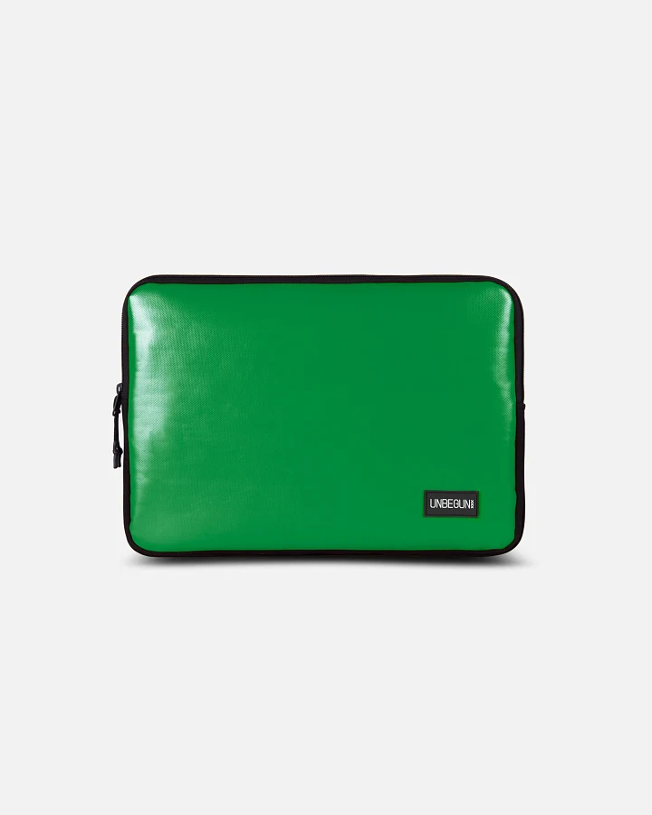 UNBEGUN Herren vegan Laptop-Hülle Grün