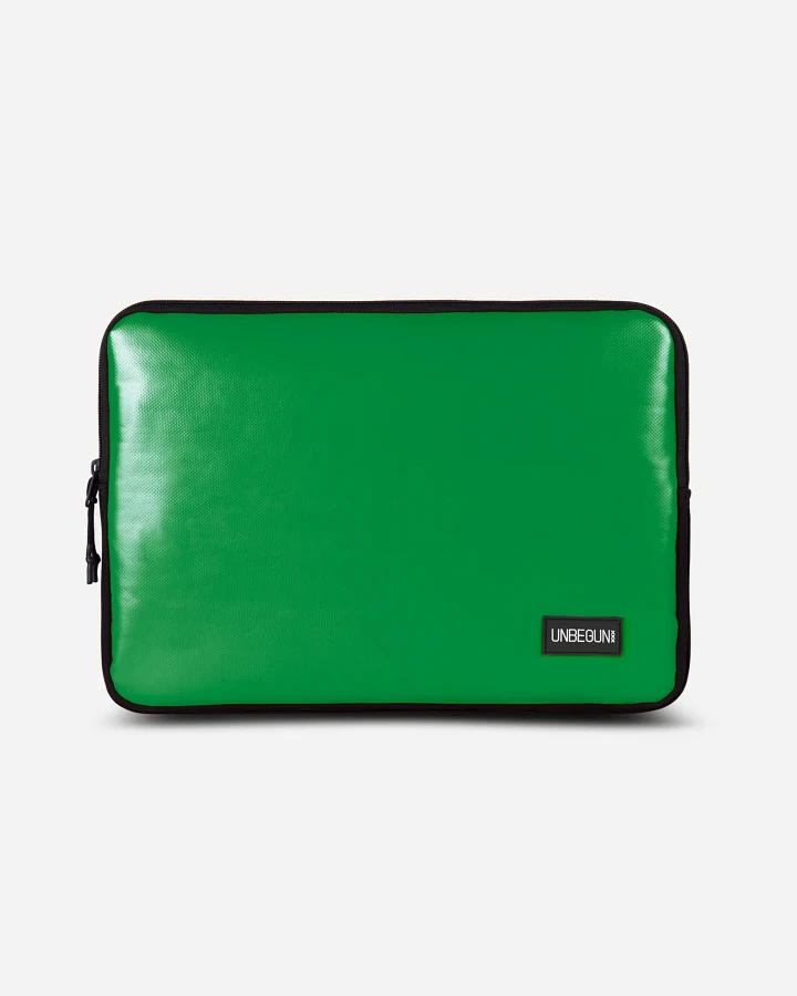 UNBEGUN Herren vegan Laptop-Hülle Grün